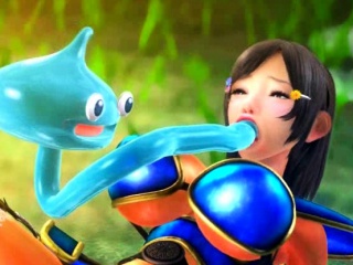 3D Funny Creatures Fuck Busty Teen!