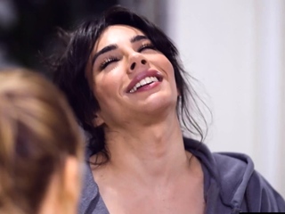 Big cock teen shemale fucked hot babe