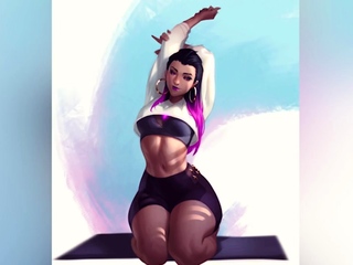 Camera testing in 3D quick fuck