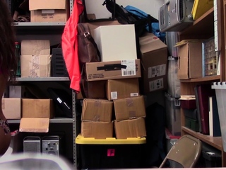 Chick next door looking shoplifter teen