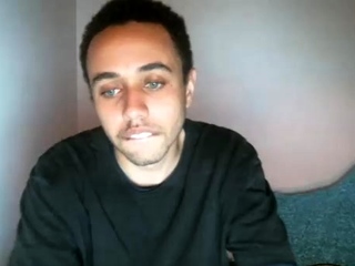 Gay latin stud jerks off his cock until he cums