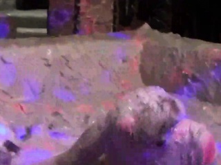 Kinky lesbian paint wrestling fun
