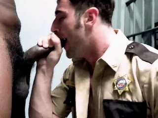 Police blowjob video gay Contraband Cock Check