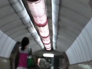 PublicAgent Fucking a tall brunette on public pathway