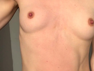 Small Tit and Hairy Pussy Amateur Banged Hard