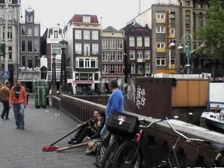 Smoking sexy hooker gets her shaved moist crack banged hard