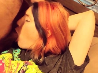 Tiny little teen and her throat destroyed