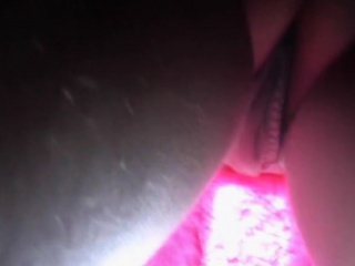 Voyeur upskirt at the street market