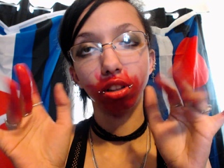 Amateur striptease and Solo masturbation