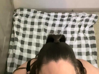 Beautiful horny brunette toys masturbation sh