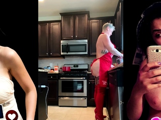 Big boob brunette masturbates on webcam