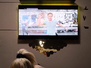 Blonde Natasha Marley with big boob