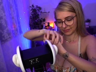 Busty Blonde Babe Strip and Masturbate Hardcore