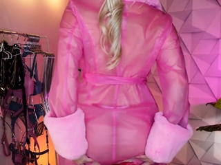 Busty blonde mature solo masturbation for webcam