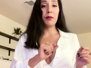 Busty brunette solo masturbation