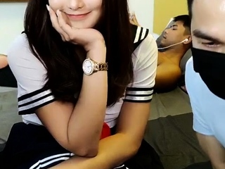 Busty teen brunette fucks big black cock