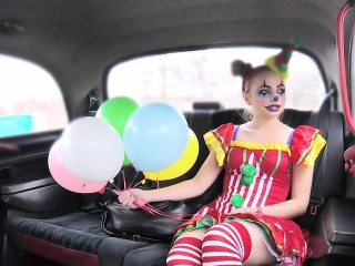 Cheated girlfriend bangs in fake taxi for revenge