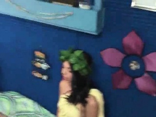 College cosplay party with funny sex games