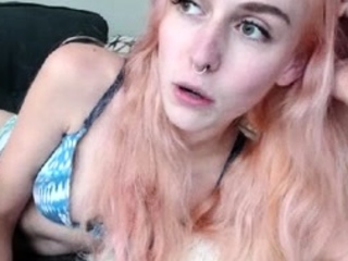 Curly Blonde Teen Records Solo Dildo Masturbation More at