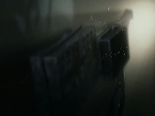 Eva Mendes dropping a towel off, giving us a blurry look at