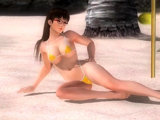 Foxy 3D Superwoman bounces up and down on a cock