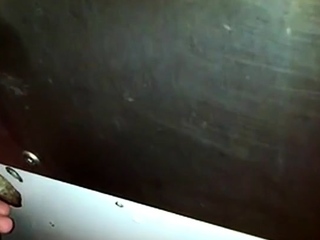 Glory hole cock sucking with cum swallow..