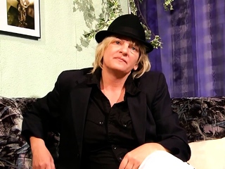 Grandma talk to Amateur Masturbation while Young Guy filmed