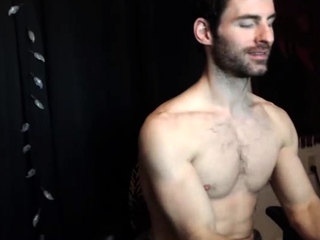 Hardcore cumshot of a gay