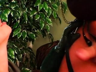 Honey enjoys her fetish getting arse spanked with paddle