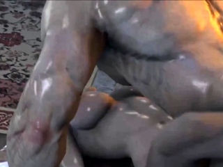 Hot 3D redhead licking a pussy while getting fucked