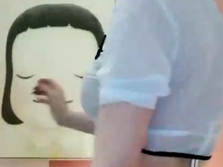 Japanese teens super wet solo show Uncensored