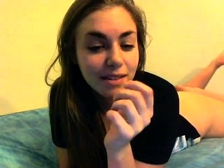 Jessy funny amateur teen brunette toying