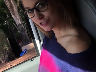 Kinky moist taco brunette anal toy play during masturbating