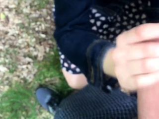 Quickie in the woods