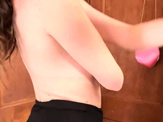 SMALL TIT BRUNETTE TATTOOED TEEN GIRLFRIEND CAUGHT IN SHOWER