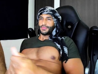 Solo masturbation and gay climax