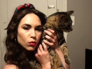 Stacked brunette goes solo toys and masturbation