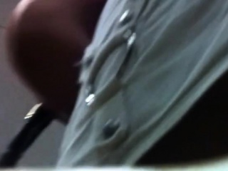 Traditional Upskirt 8 Brunette in White Dress