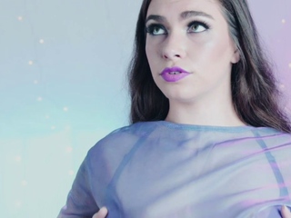 Amateur sexy teen brunette posing