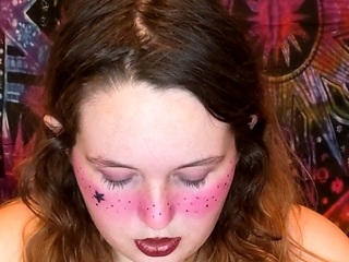 Amateur striptease and Solo masturbation