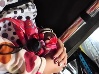 Beautiful eastern brunette Wendy does it way better