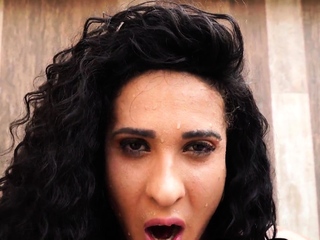 Bigbutt Latin trans MILF bareback rides