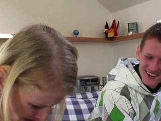 Blonde Natasha Marley with big boob