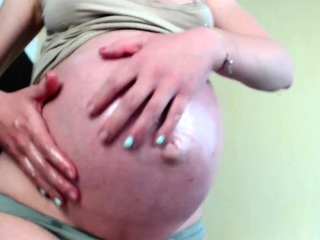 Busty curly brunette with big boobs fucks on couch