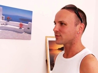 Femdoms dildo fucking their submissive bf in ffm threeway