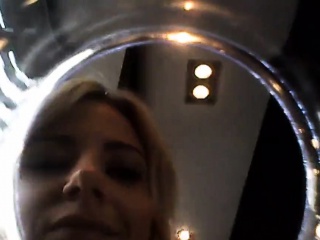 Frisky czech cutie opens up her pink vagina to the unusual