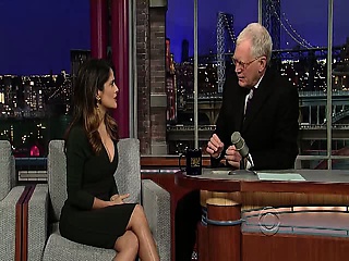 Here is a video of Salma Hayek from her Late Show with