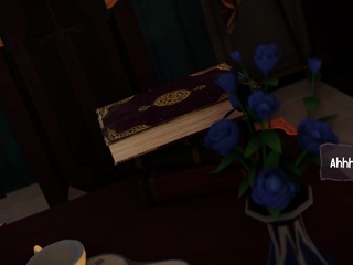 Hot 3D redhead licking a pussy while getting fucked