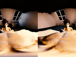 Hot 3D redhead licking a pussy while getting fucked