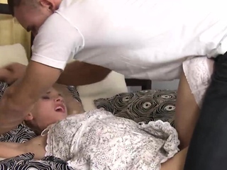 Innocent Hot Blonde Gets Anal By Roommate